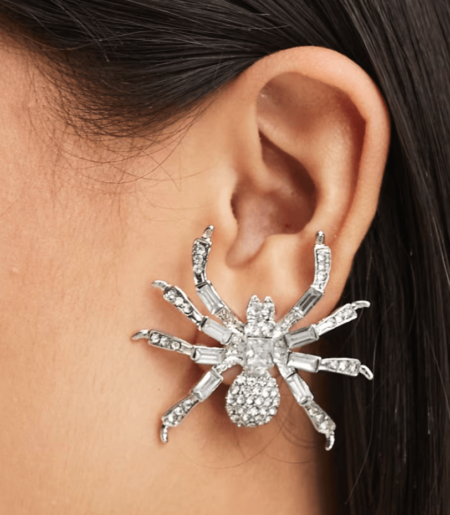 spider earrings best places for halloween costumes